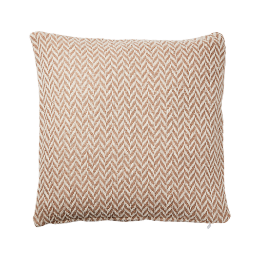 Kissenbezug 'Anna' aus recyceltem Baumwolle, Beige