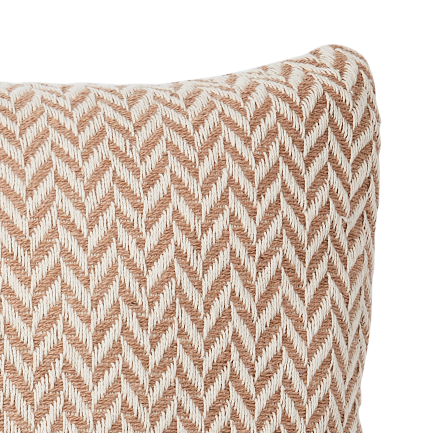 Kissenbezug 'Anna' aus recyceltem Baumwolle, Beige