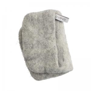 Topflappen aus Wolle, Grau
