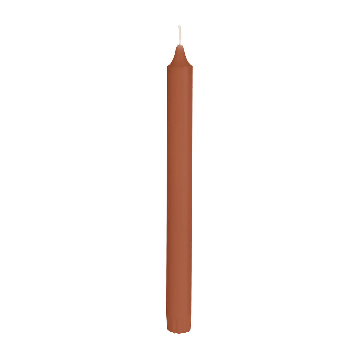 Stabkerzen, 4 Stück, Terracotta