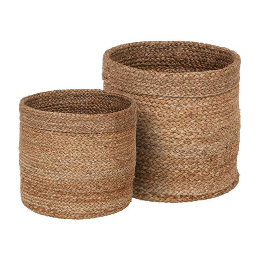 Körbe Set 2 Stück, Jute