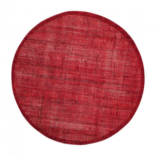Tischset aus Leinen, Rot