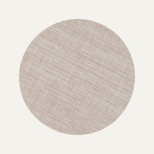 Tischset 'Sixten', rund in beige