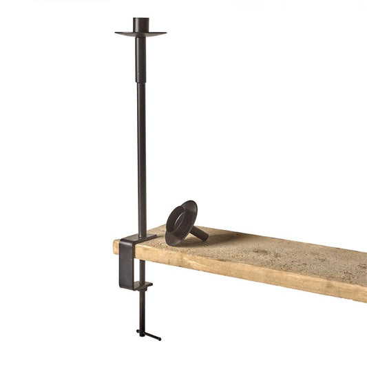 Kerzenhalter mit Schraubzwinge