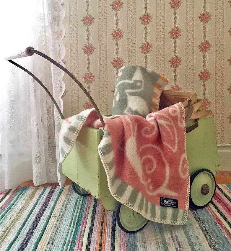 Lilla Snigel' Kinderplaid - BLAU