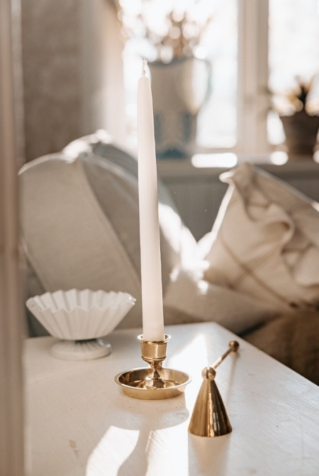 Kerzenlöscher in gold
