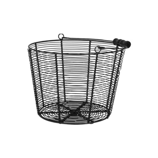 Metallkorb, schwarz