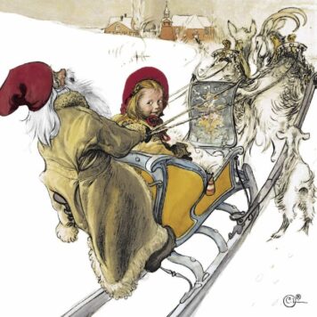 Servietten Carl Larsson Weihnachten