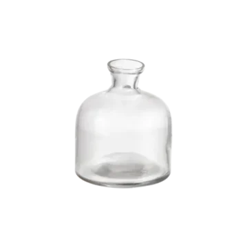 Kleine Vase aus Klarglas